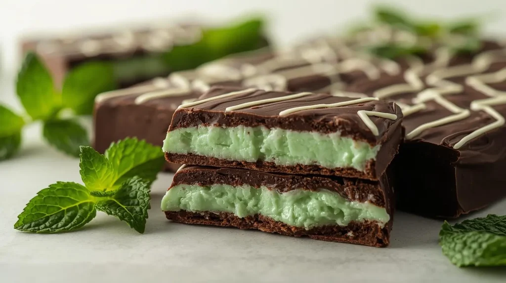 Barrinhas Cetogênicas de Chocolate com Menta