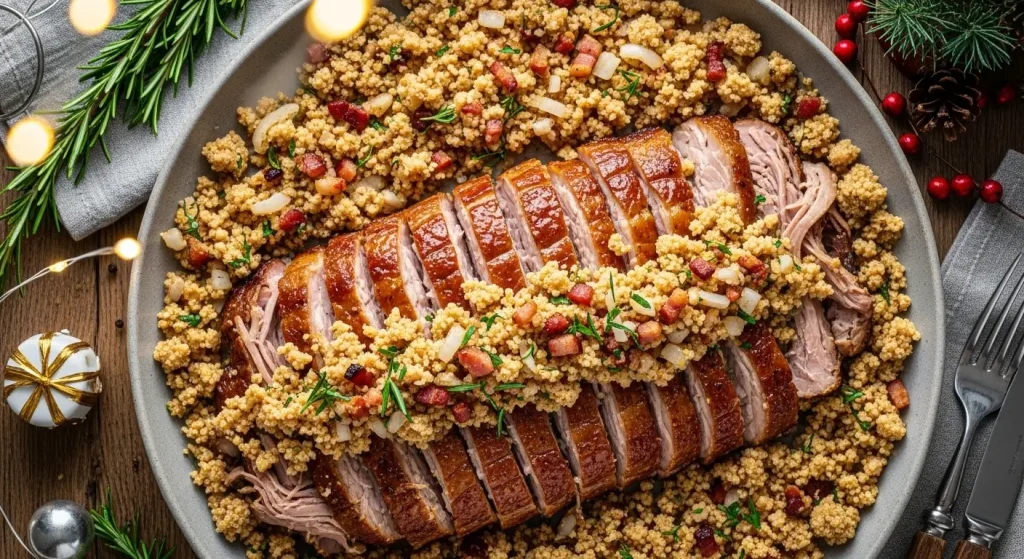 Pernil com Farofa Crocante