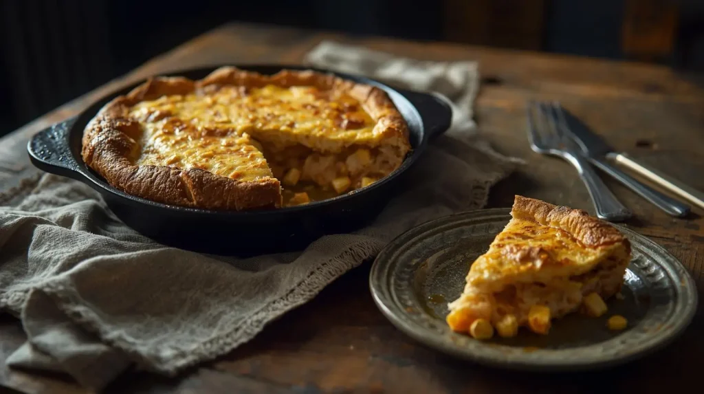 Torta Salgada com Pão Dormido
