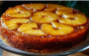 Bolo de Abacaxi Caramelizado