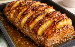 Lombo com Abacaxi e Bacon