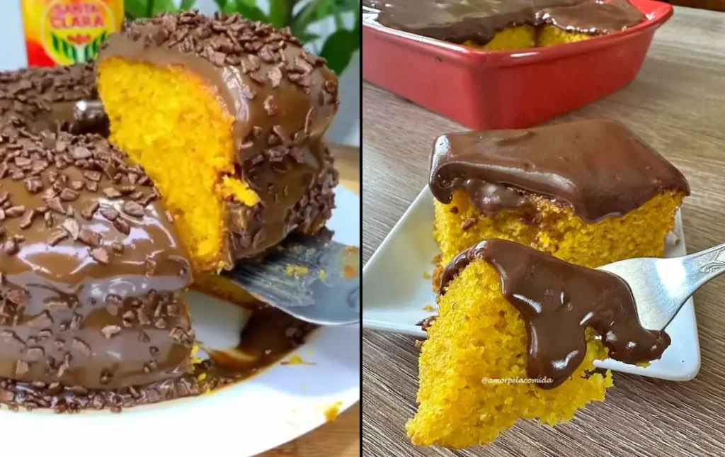 Bolo de Cenoura Fitness