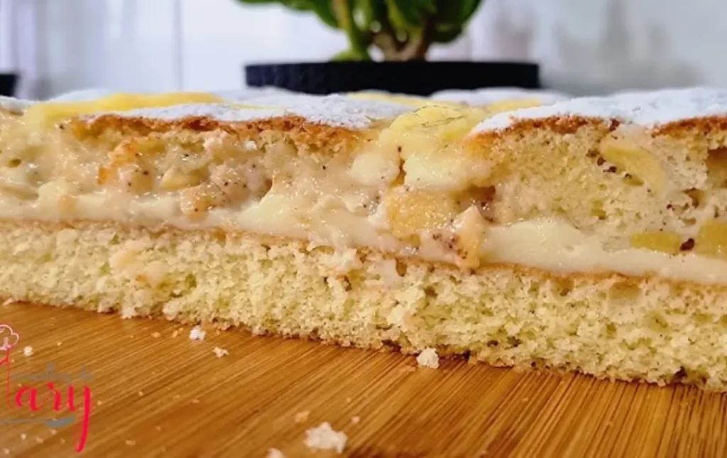 Bolo de Maçã Cremoso