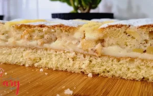 Bolo de Maçã Cremoso
