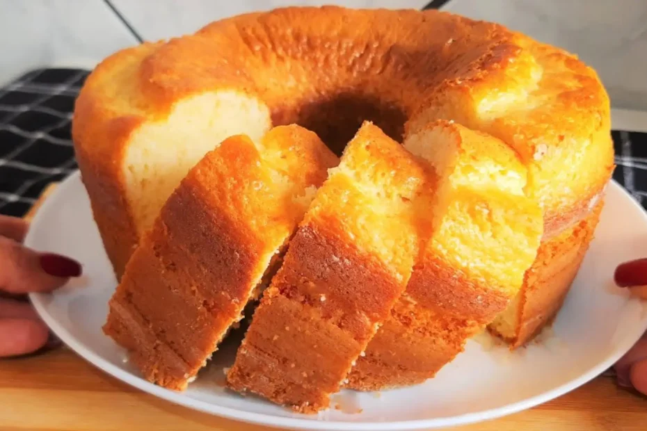 Bolo de Maisena com Leite em Pó