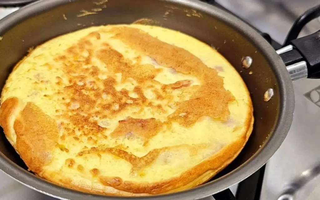pão de maisena na frigideira