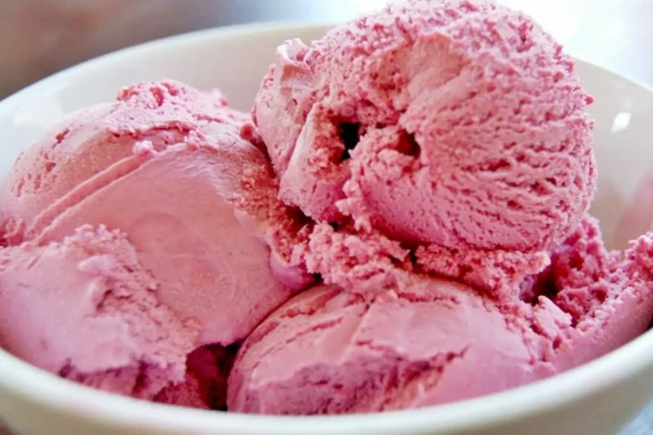 Sorvete de Morango de Liquidificador