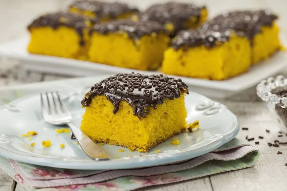 bolo de cenoura com cobertura de brigadeiro