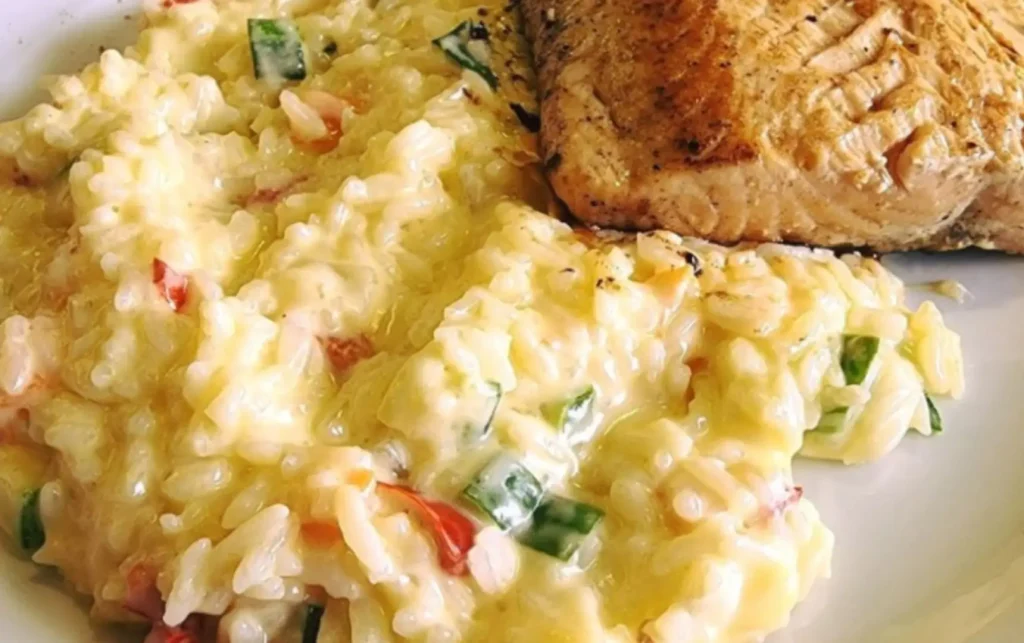 receita de arroz cremoso com creme de leite