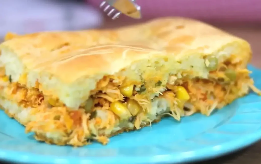 torta de frango de liquidificador