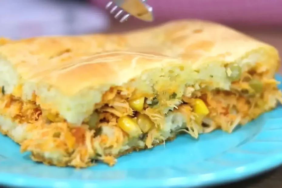 torta de frango de liquidificador