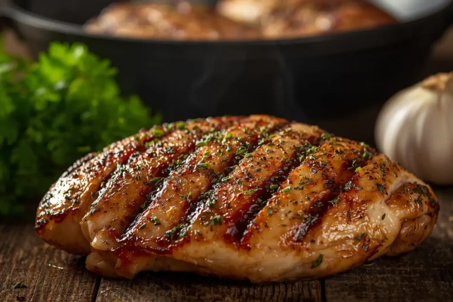 Frango Grelhado com Crosta de Ervas